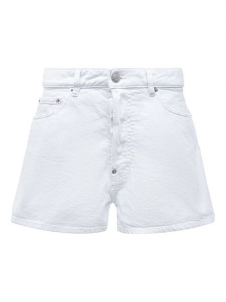 Белые джинсовые шорты Dsquared2