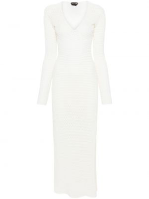 Sukienka długa Tom Ford biała