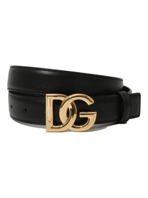Кожаный ремень Dolce & Gabbana черный