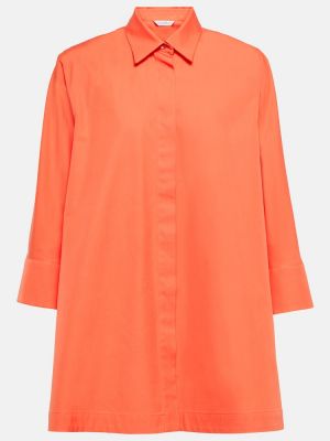 Памучна риза Max Mara оранжево