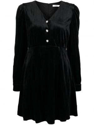 Βελούδινη μάξι φόρεμα B+ab μαύρο