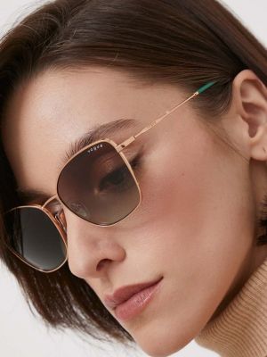 Okulary przeciwsłoneczne z różowego złota Vogue