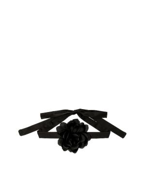 Collier à fleurs Casa Clara noir