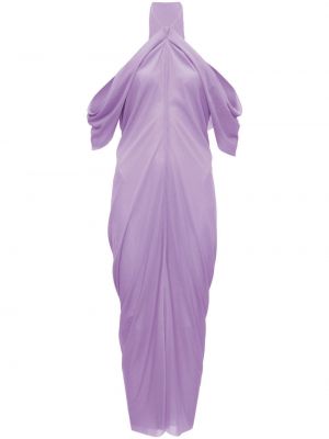 Drapované koktejlové šaty Jw Anderson fialové