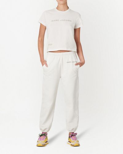 Pantalones de chándal Marc Jacobs blanco