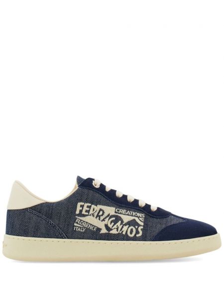 Sneakers με σχέδιο Ferragamo μπλε