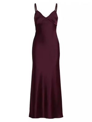 Атласное платье без рукавов Polo Ralph Lauren, ruby