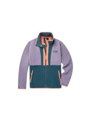 Бархатная куртка Columbia фиолетовая