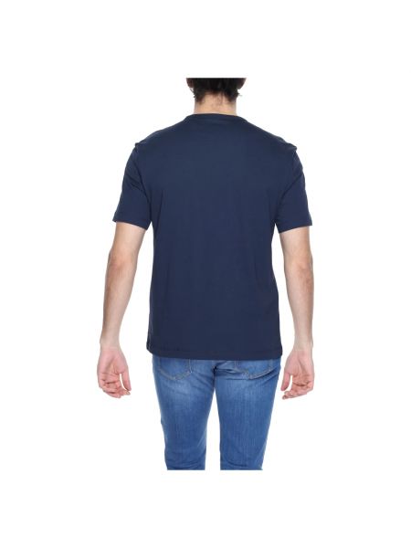 Camiseta de algodón Blauer azul