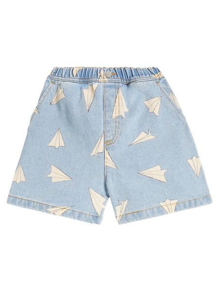 Jeansshorts med mönster för tjejer Jellymallow blå