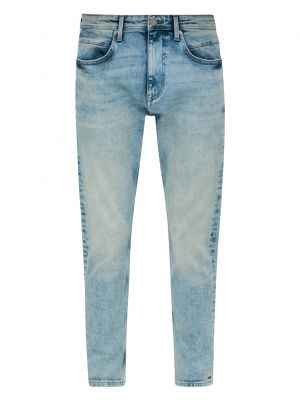 Plisované džínsy Qs By S.oliver modrá