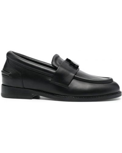 Pantofi loafer slip-on Lanvin negru