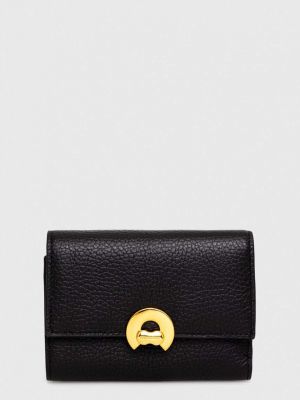 Usnjena denarnica Coccinelle črna