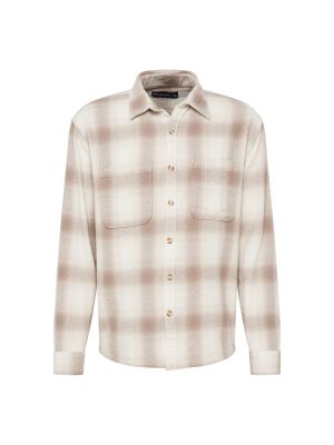 Chemise Abercrombie & Fitch beige