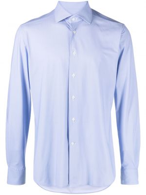 Camicia con stampa con motivo geometrico Corneliani blu