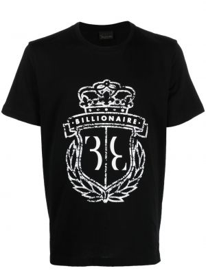 Tricou cu imagine Billionaire negru