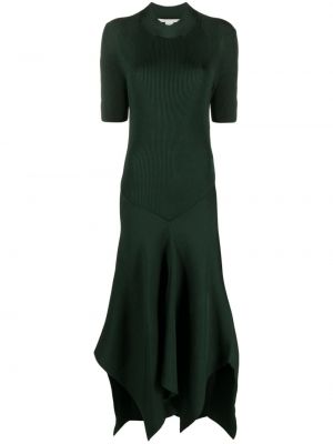 Asymetrické šaty Stella Mccartney zelená