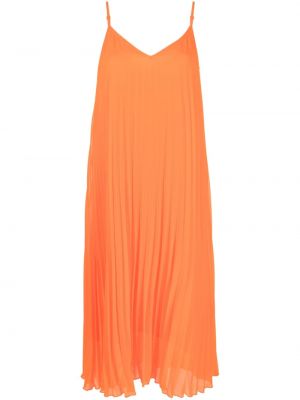 Плисирана slip-on рокля Essentiel Antwerp оранжево