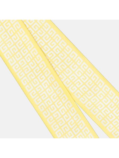 Bufanda de seda con estampado Givenchy amarillo
