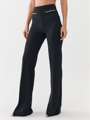 Pantalon large Elisabetta Franchi noir