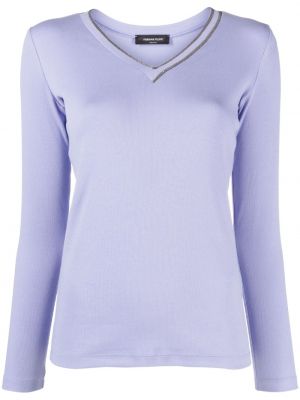 T-shirt a maniche lunghe Fabiana Filippi viola