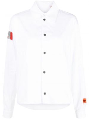 Bavlnená košeľa Heron Preston biela