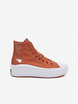 Sneakers με μοτίβο αστέρια Converse Chuck Taylor All Star καφέ