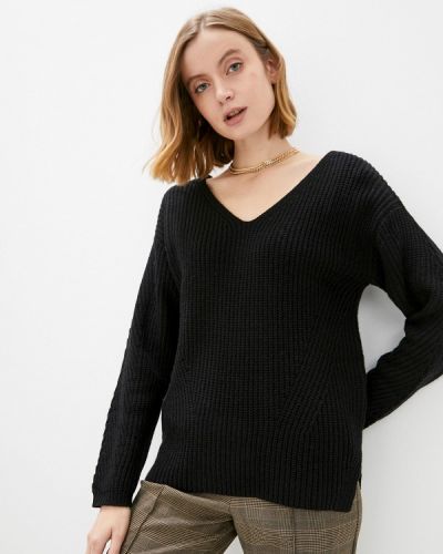 Пуловер William De Faye, черный