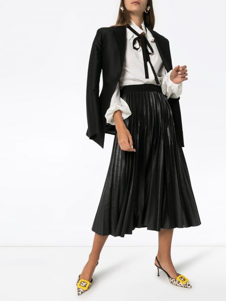 Falda plisada Givenchy negro