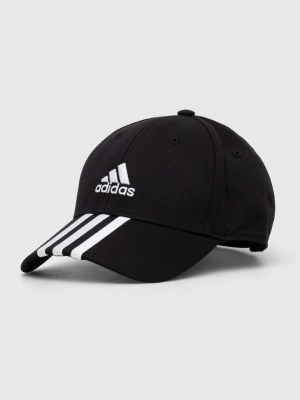 Bombažna kapa Adidas Performance črna