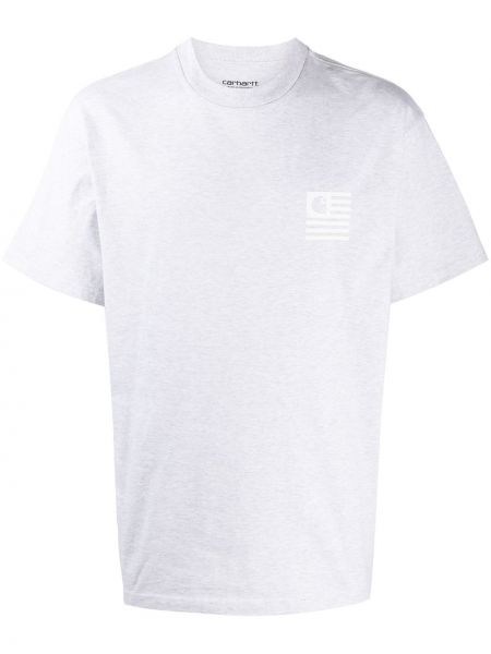 Camiseta con estampado Carhartt Wip gris