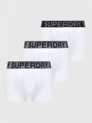 Boxerky Superdry bílé