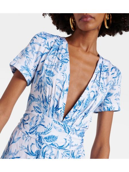 Μάξι φόρεμα με σχέδιο Melissa Odabash μπλε