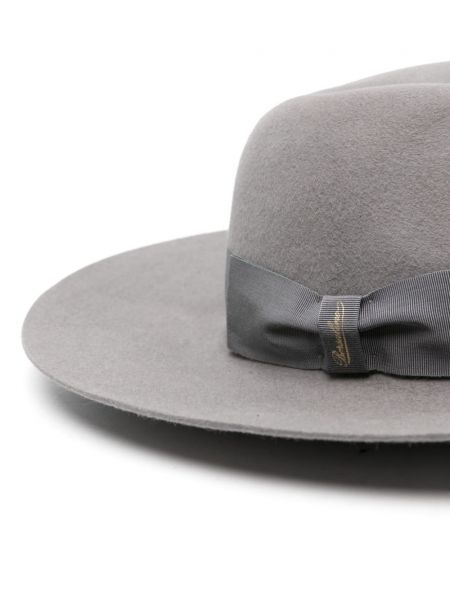 Veltinio kepurė Borsalino pilka