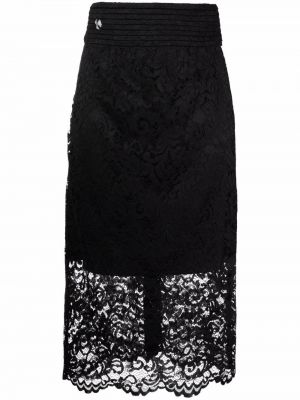 Suknja s čipkom Philipp Plein crna