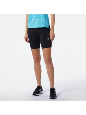 Figurbetonte shorts New Balance schwarz