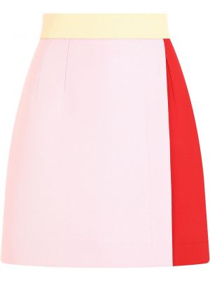 Falda de cintura alta Dolce & Gabbana rosa