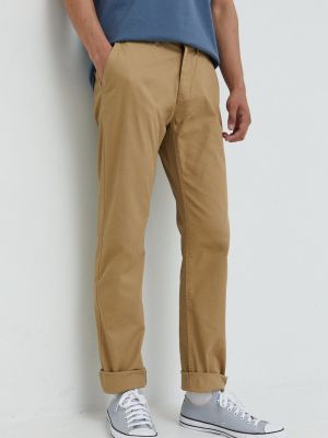 Jednobarevné kalhoty Tom Tailor béžové