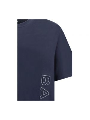Camisa de algodón Balmain azul