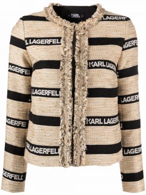Pamut dzseki rojtokkal nyomtatás Karl Lagerfeld