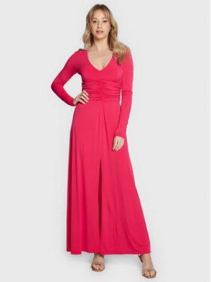 Slim fit večerní šaty Blugirl Blumarine růžové