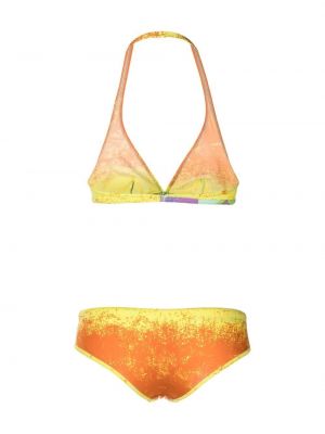 Bikini mit print Prada gelb