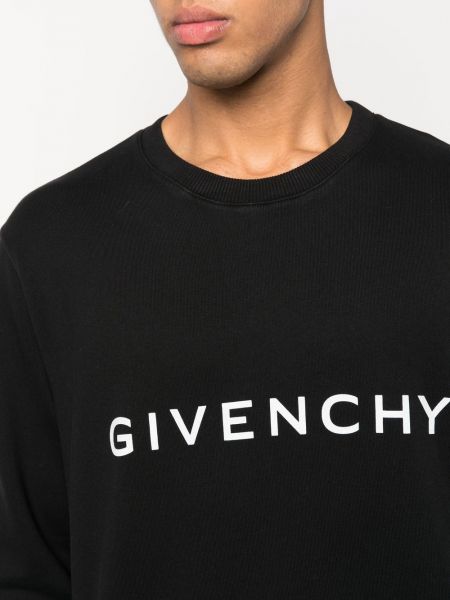 Felpa di cotone Givenchy nero