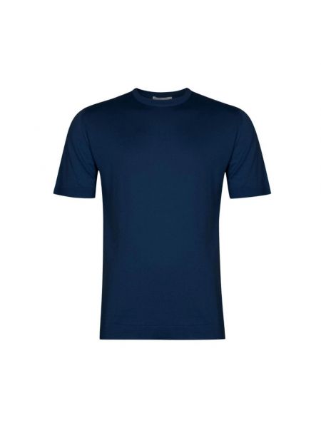 T-shirt John Smedley blau