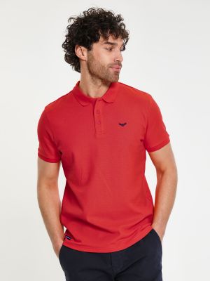 T-shirt Threadbare rouge