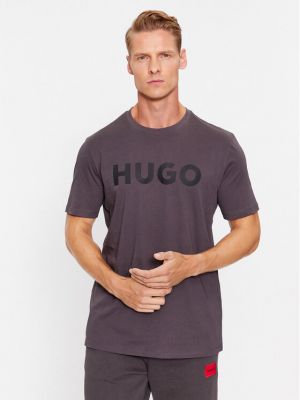 Šedé tričko Hugo