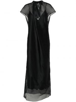 Dlouhé šaty Khaite černé