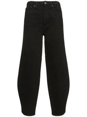 Bavlnené džínsy Totême čierna