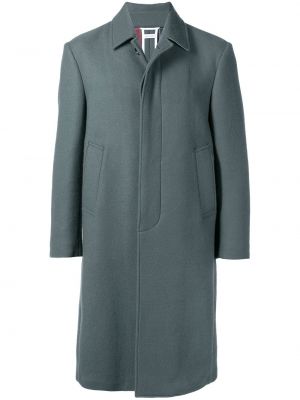 Παλτό κασμίρ σε φαρδιά γραμμή Thom Browne γκρι