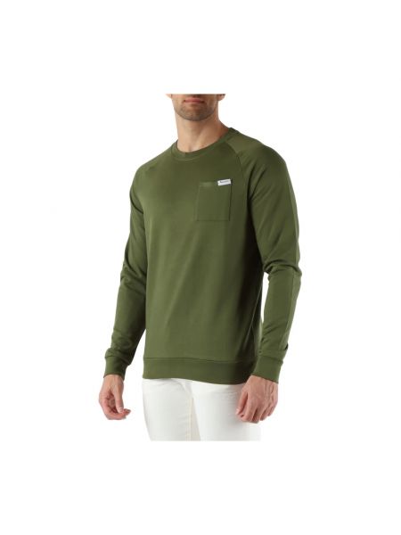 Sweatshirt mit rundhalsausschnitt mit taschen Aquascutum grün